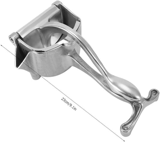 EXPRIMIDOR MANUAL METÁLICO PARA FRUTAS